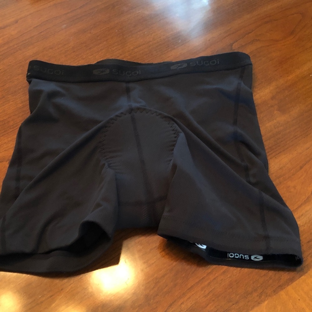 SUGOI Black Padded Men’s Cycling Shorts, Large